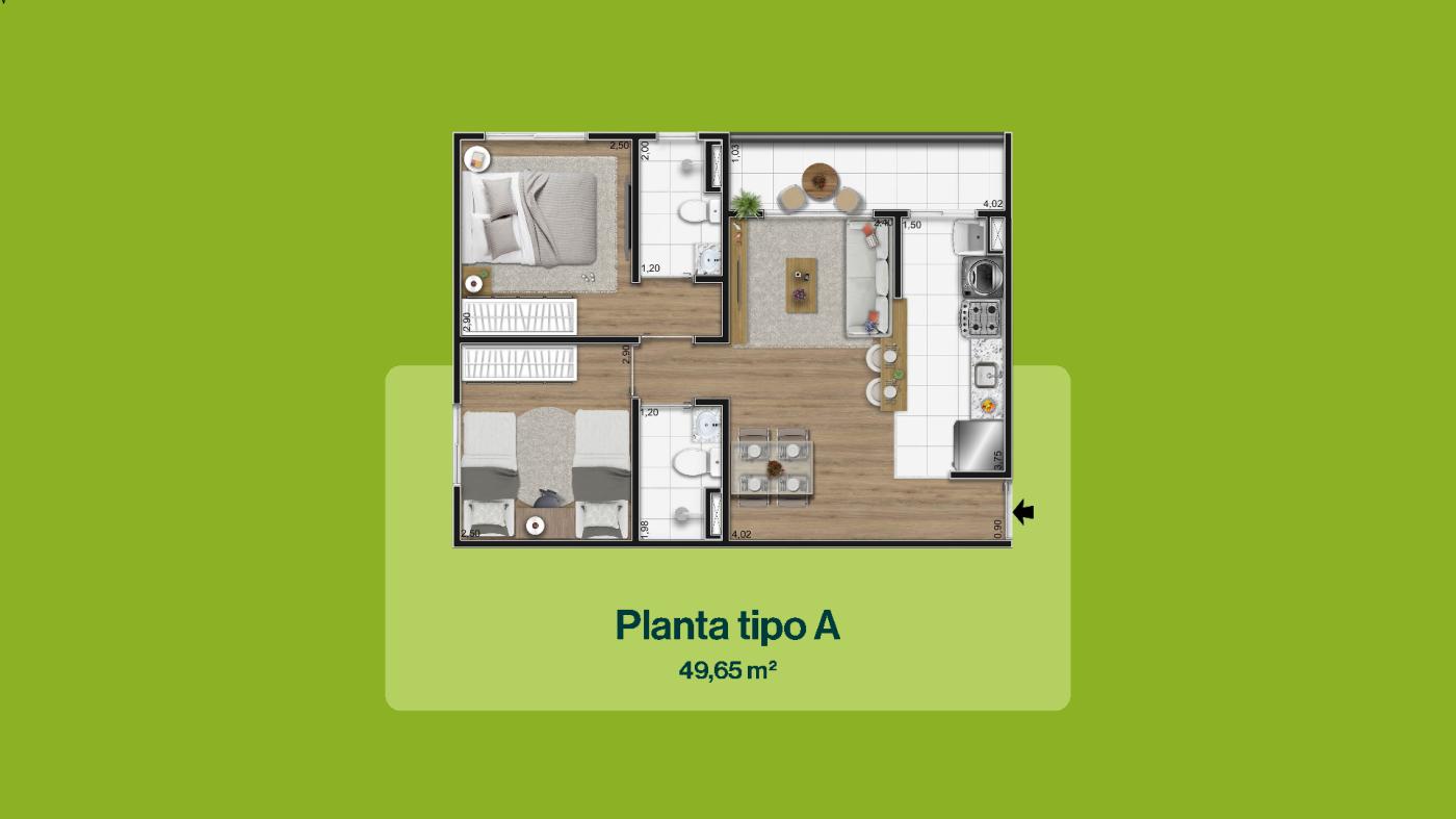 Apartamento, 2 quartos, 49 m² - Foto 20