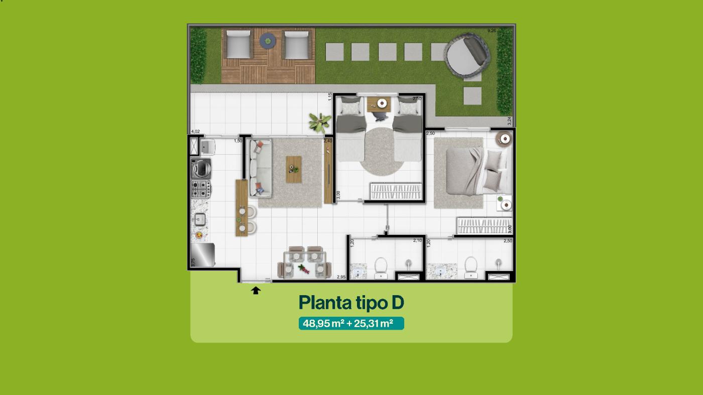 Apartamento, 2 quartos, 49 m² - Foto 22