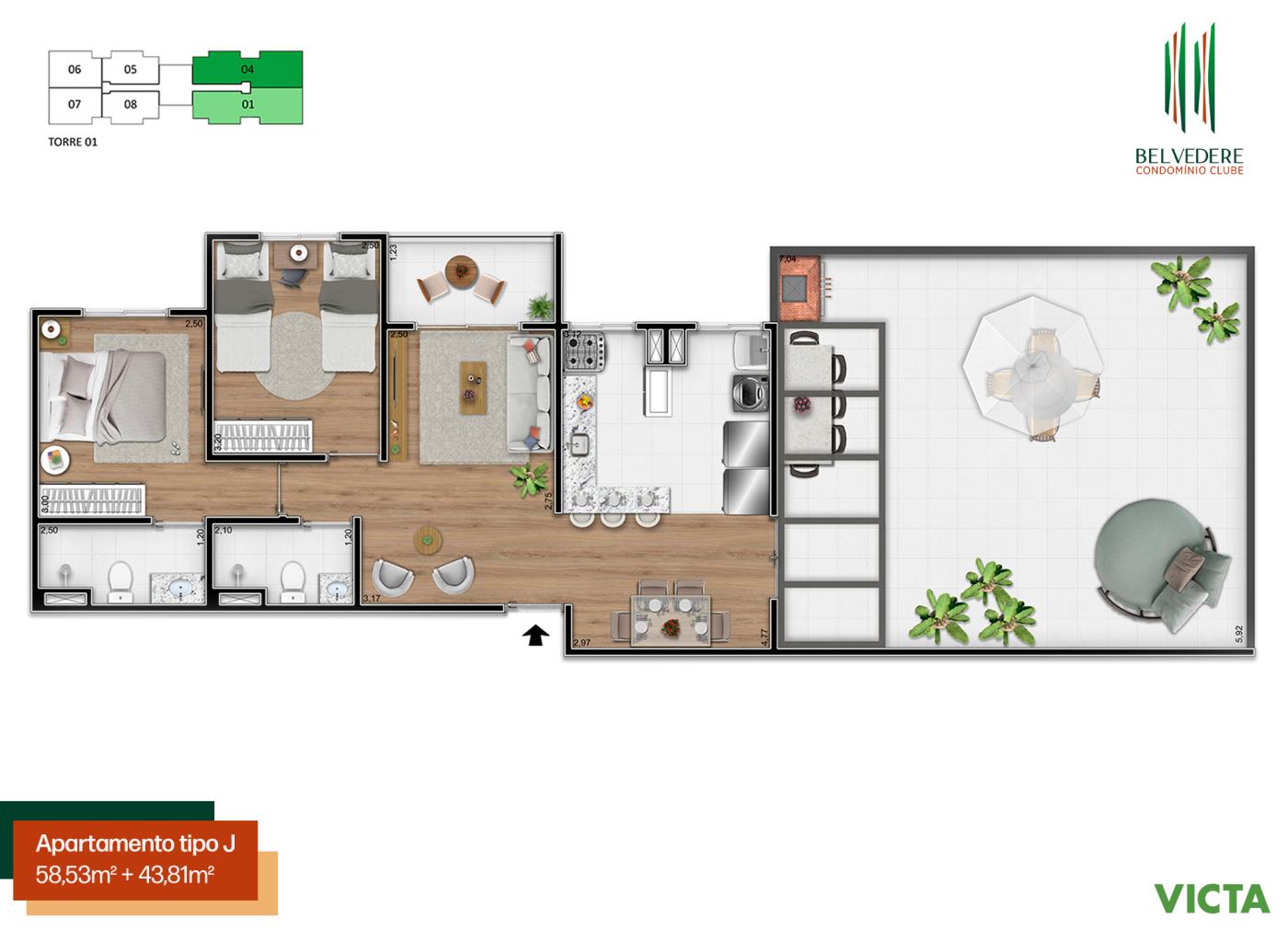 Apartamento, 2 quartos, 48 m² - Foto 23