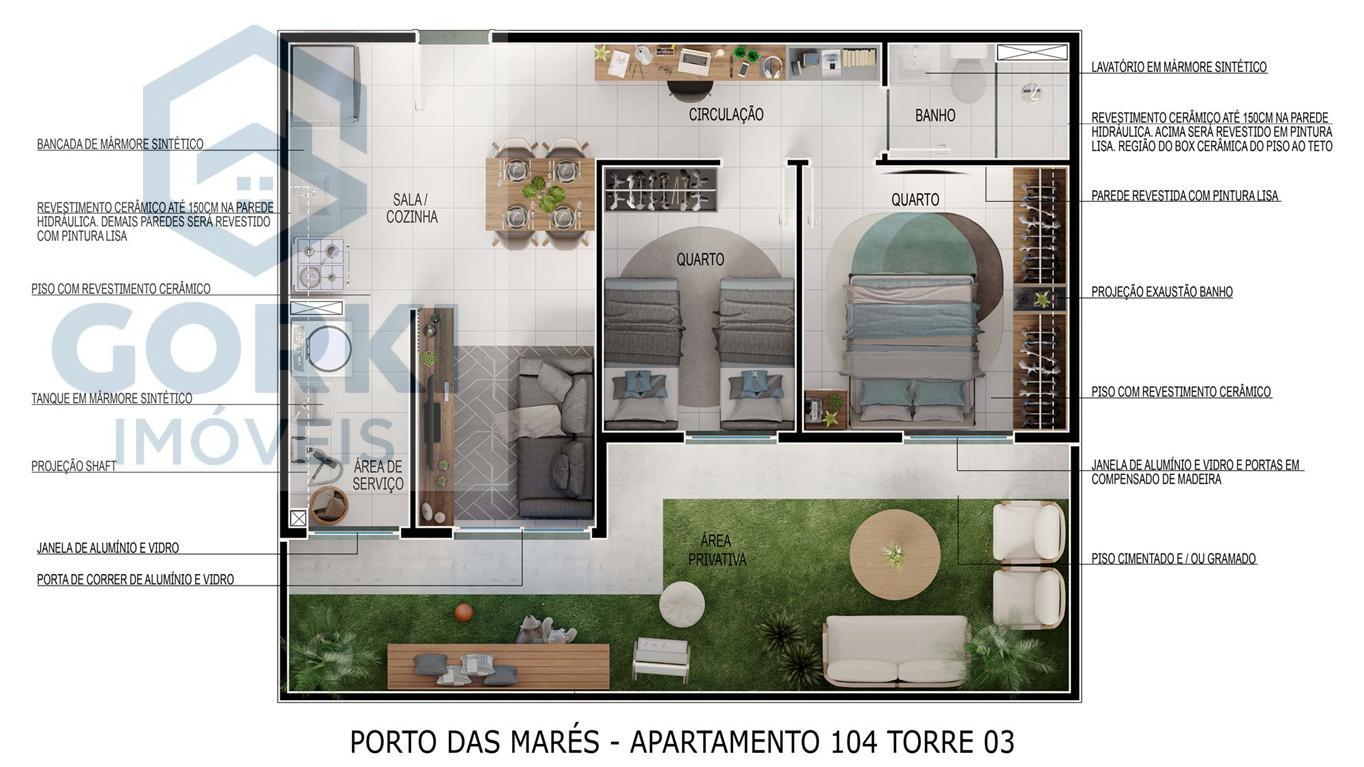 Apartamento, 2 quartos, 45 m² - Foto 21