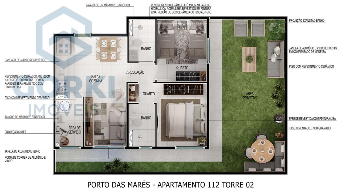 Apartamento, 2 quartos, 45 m² - Foto 22