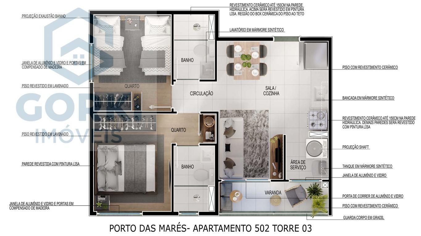 Apartamento, 2 quartos, 45 m² - Foto 23