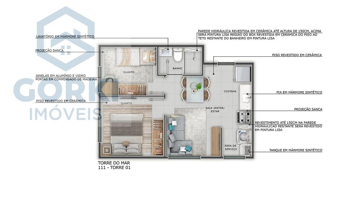 Apartamento, 2 quartos, 39 m² - Foto 17