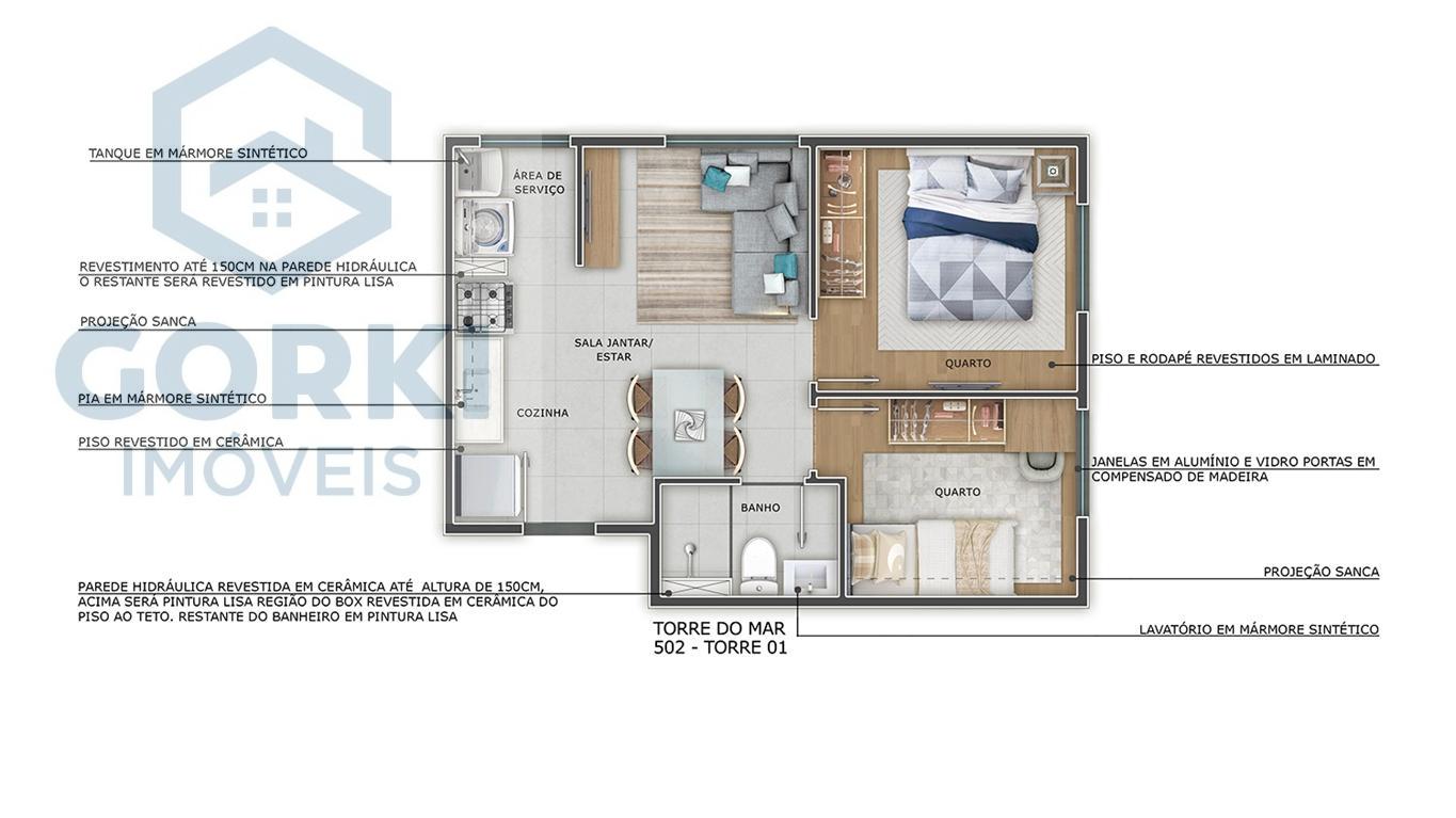 Apartamento, 2 quartos, 39 m² - Foto 18