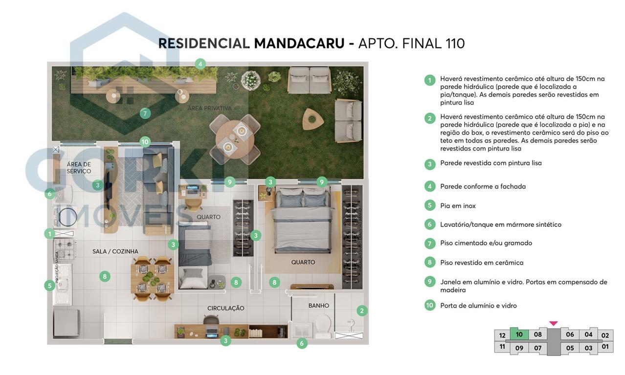 Apartamento, 2 quartos, 36 m² - Foto 10