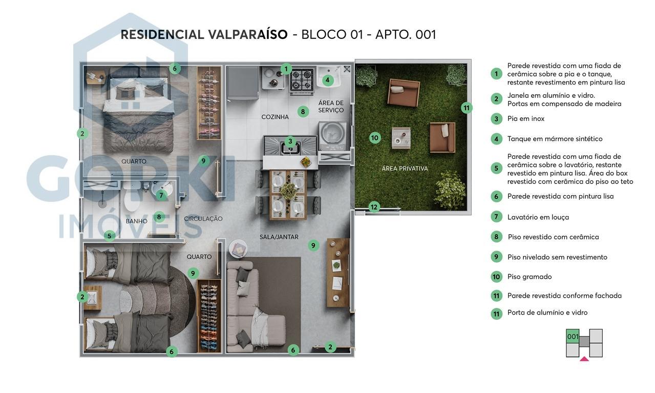 Apartamento, 2 quartos, 38 m² - Foto 10