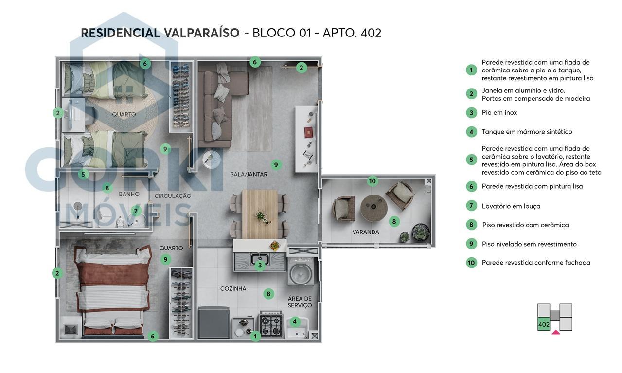 Apartamento, 2 quartos, 38 m² - Foto 13