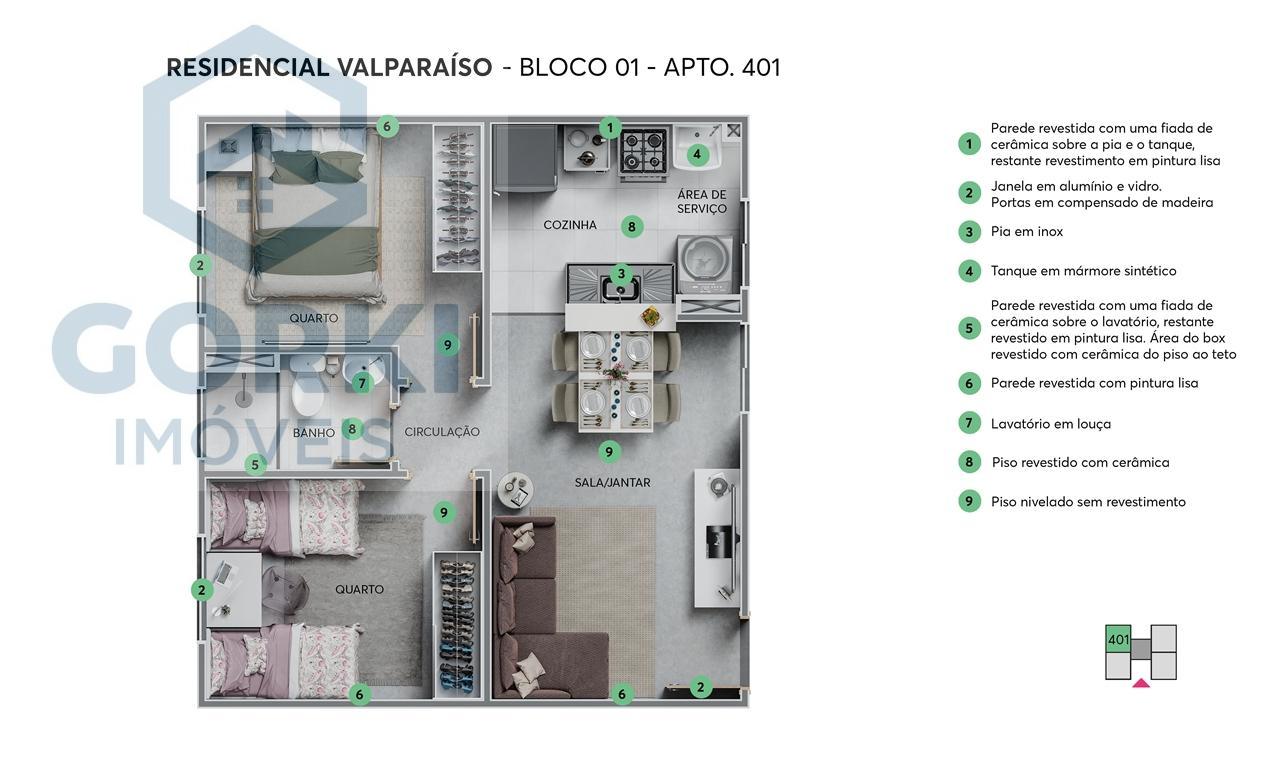 Apartamento, 2 quartos, 38 m² - Foto 12