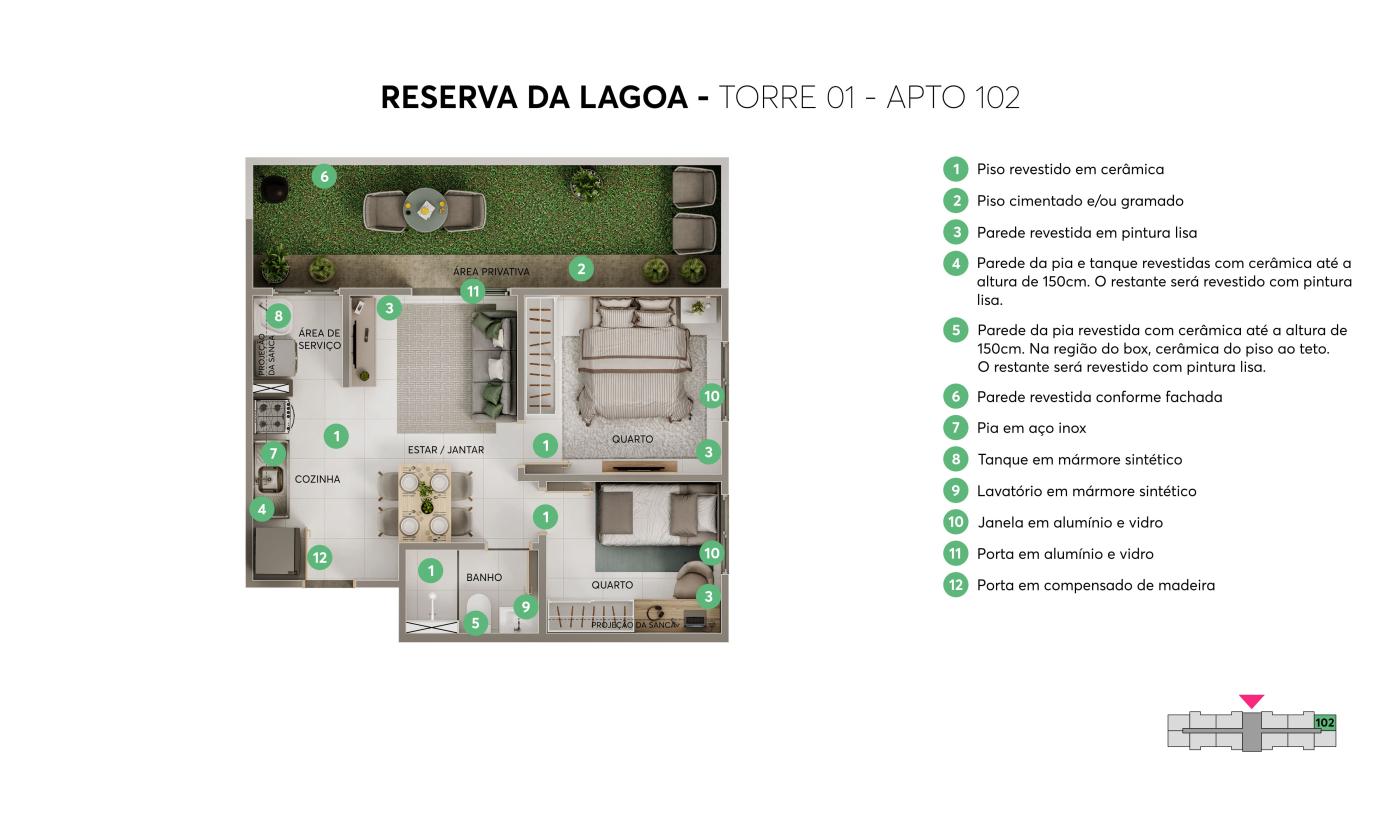 Apartamento, 2 quartos, 36 m² - Foto 17