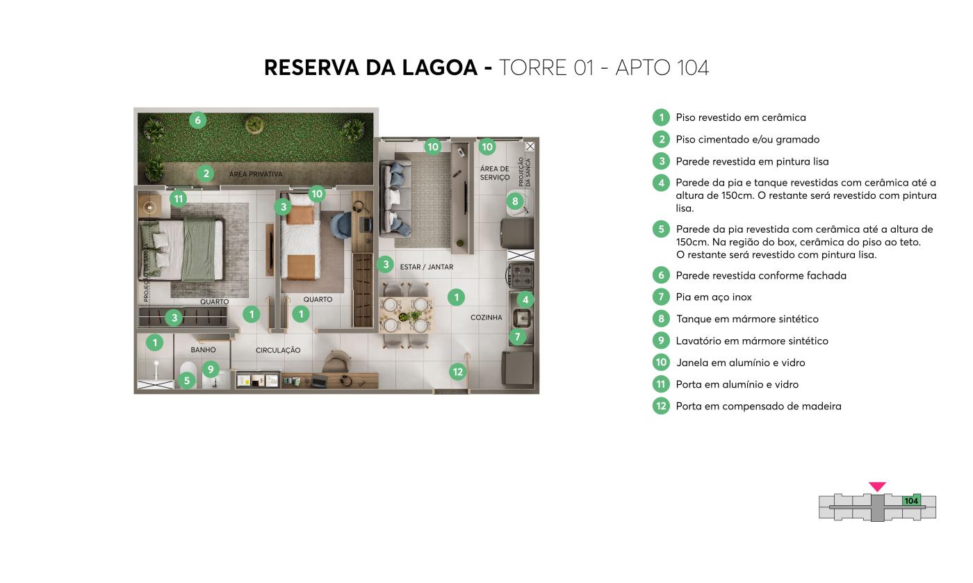 Apartamento, 2 quartos, 36 m² - Foto 18