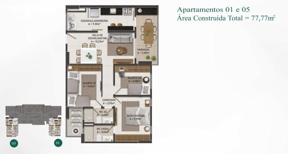 Apartamento, 3 quartos, 77 m² - Foto 25