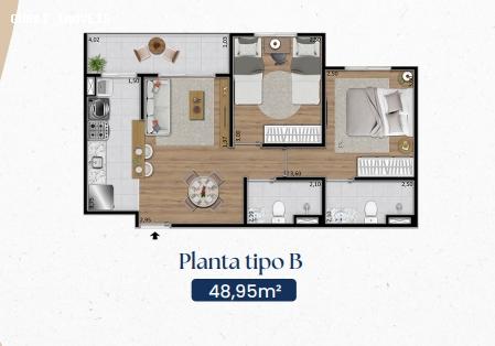 Apartamento, 2 quartos, 48 m² - Foto 20