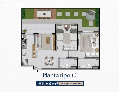 Apartamento, 2 quartos, 48 m² - Foto 23