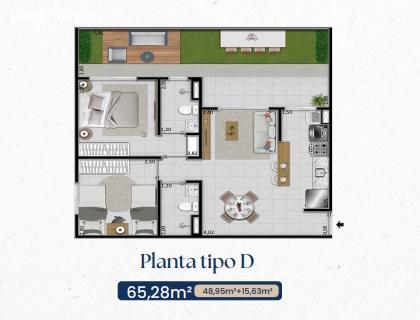 Apartamento, 2 quartos, 48 m² - Foto 24