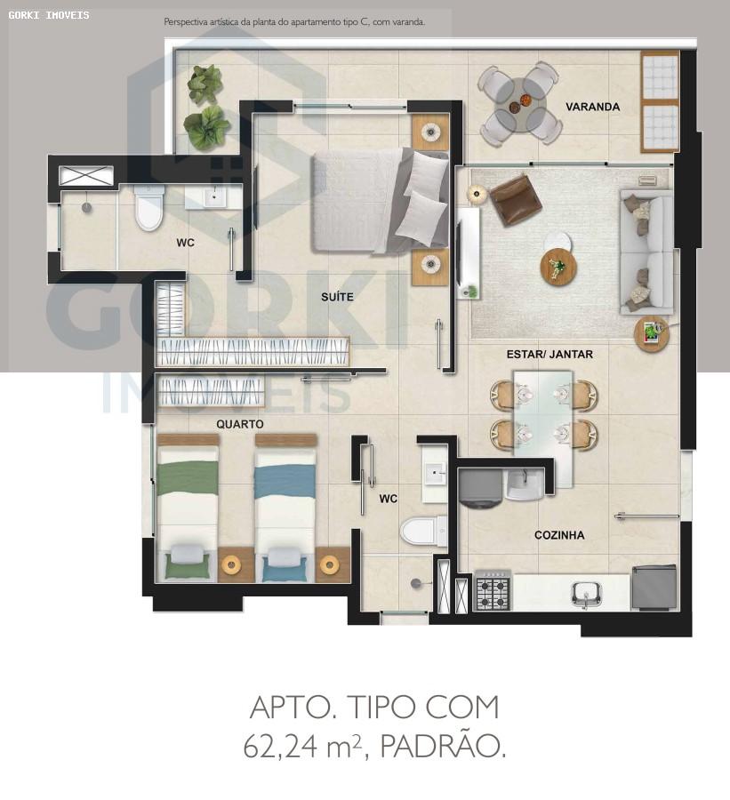 Apartamento, 2 quartos, 54 m² - Foto 14