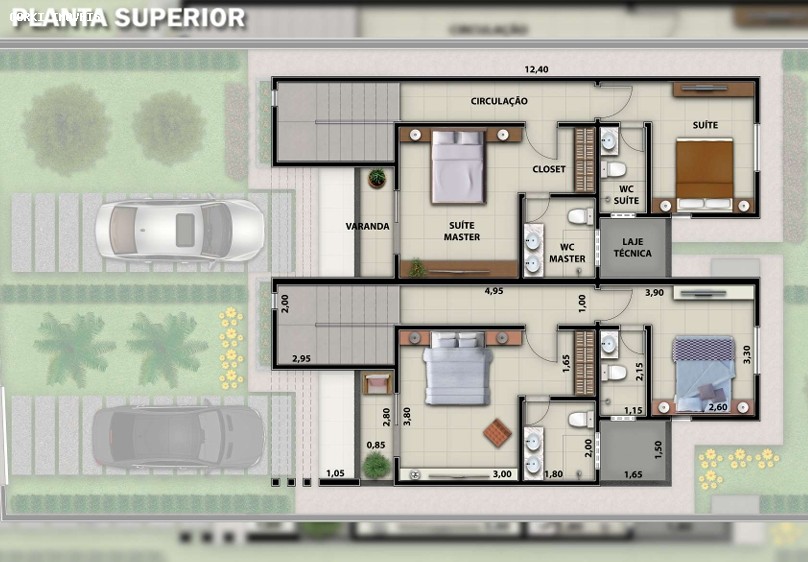 Sobrado, 3 quartos, 100 m² - Foto 32