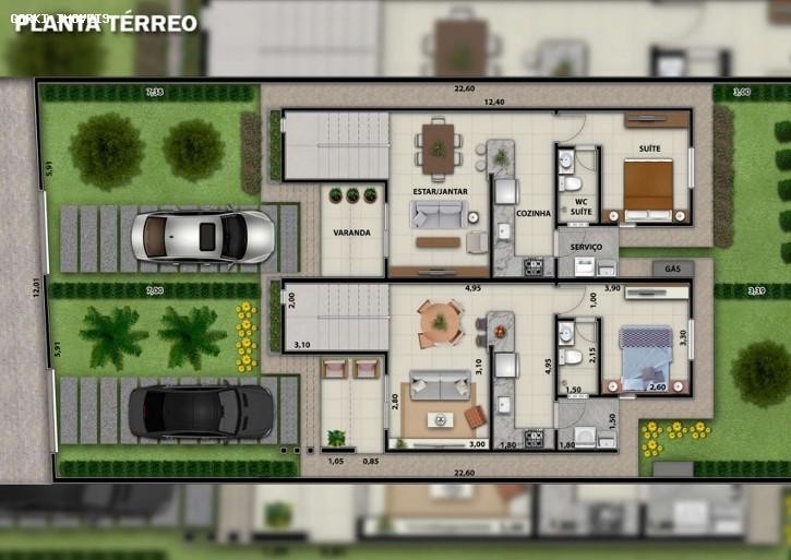 Sobrado, 3 quartos, 100 m² - Foto 33