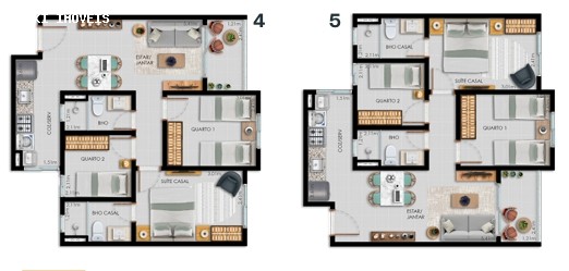 Apartamento, 3 quartos, 54 m² - Foto 22