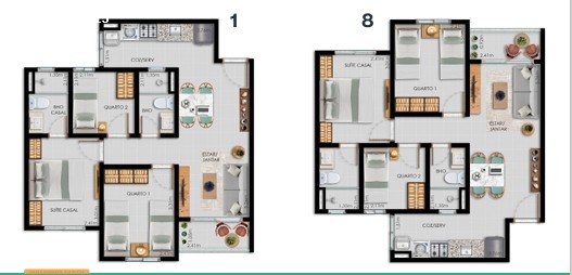 Apartamento, 3 quartos, 54 m² - Foto 21
