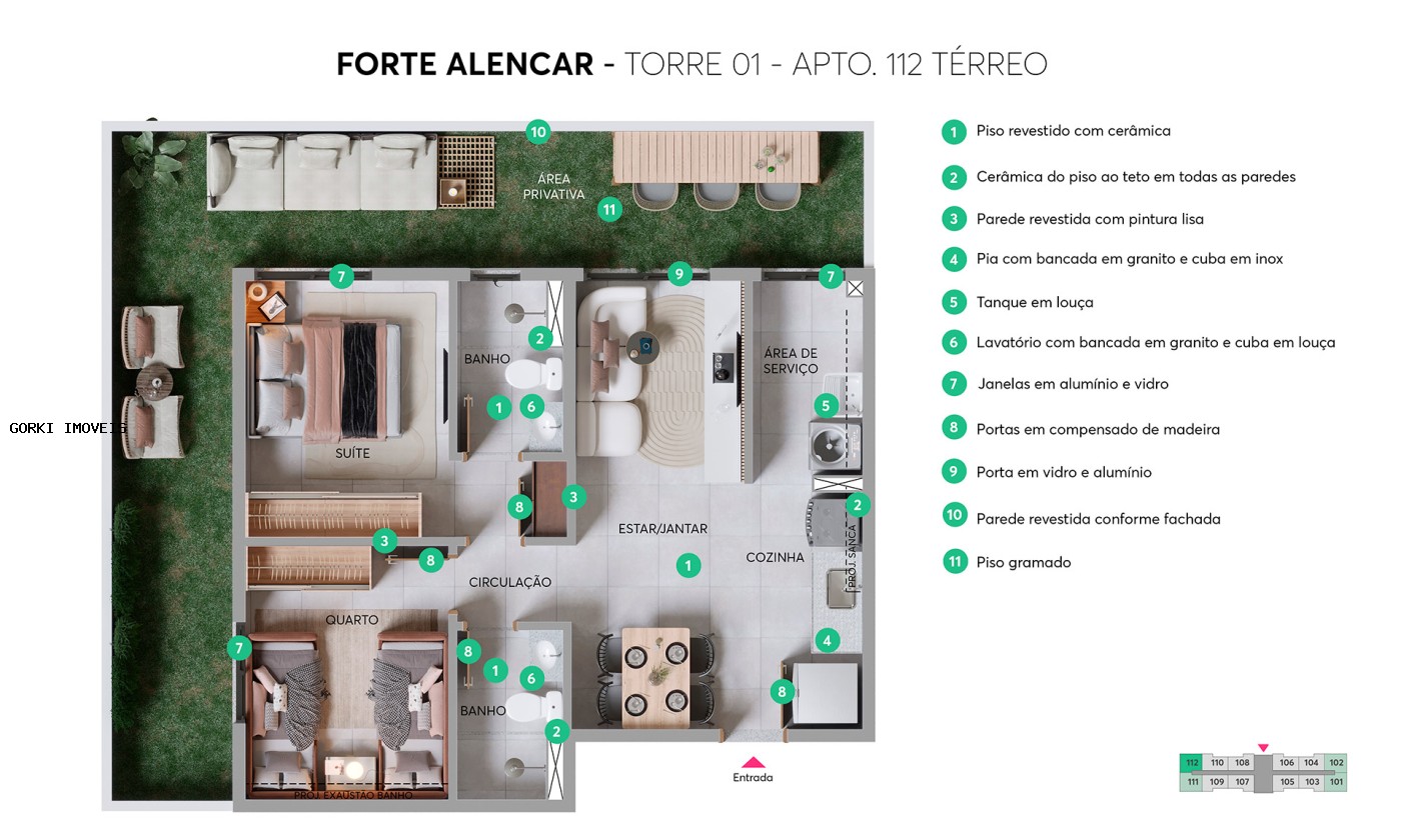 Apartamento, 2 quartos, 43 m² - Foto 14