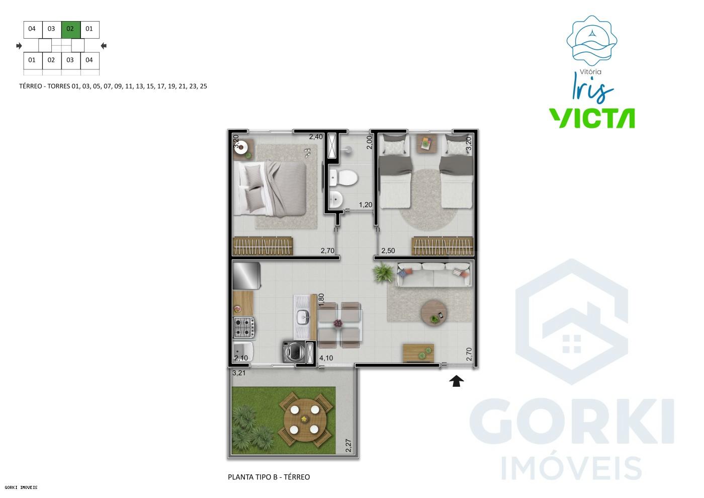 Apartamento, 2 quartos, 40 m² - Foto 28