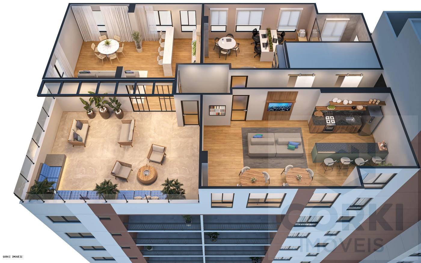 Apartamento, 2 quartos, 48 m² - Foto 3