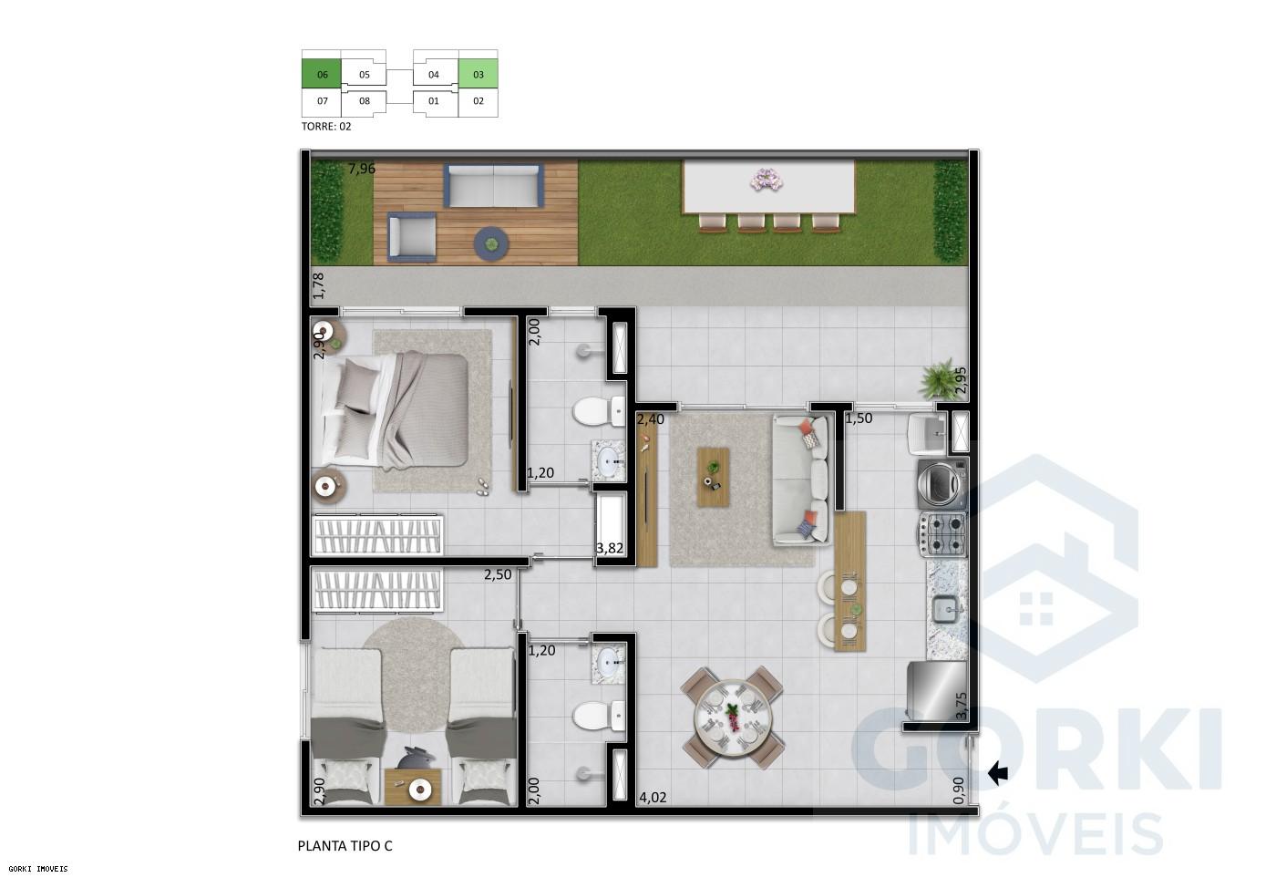 Apartamento, 2 quartos, 48 m² - Foto 28