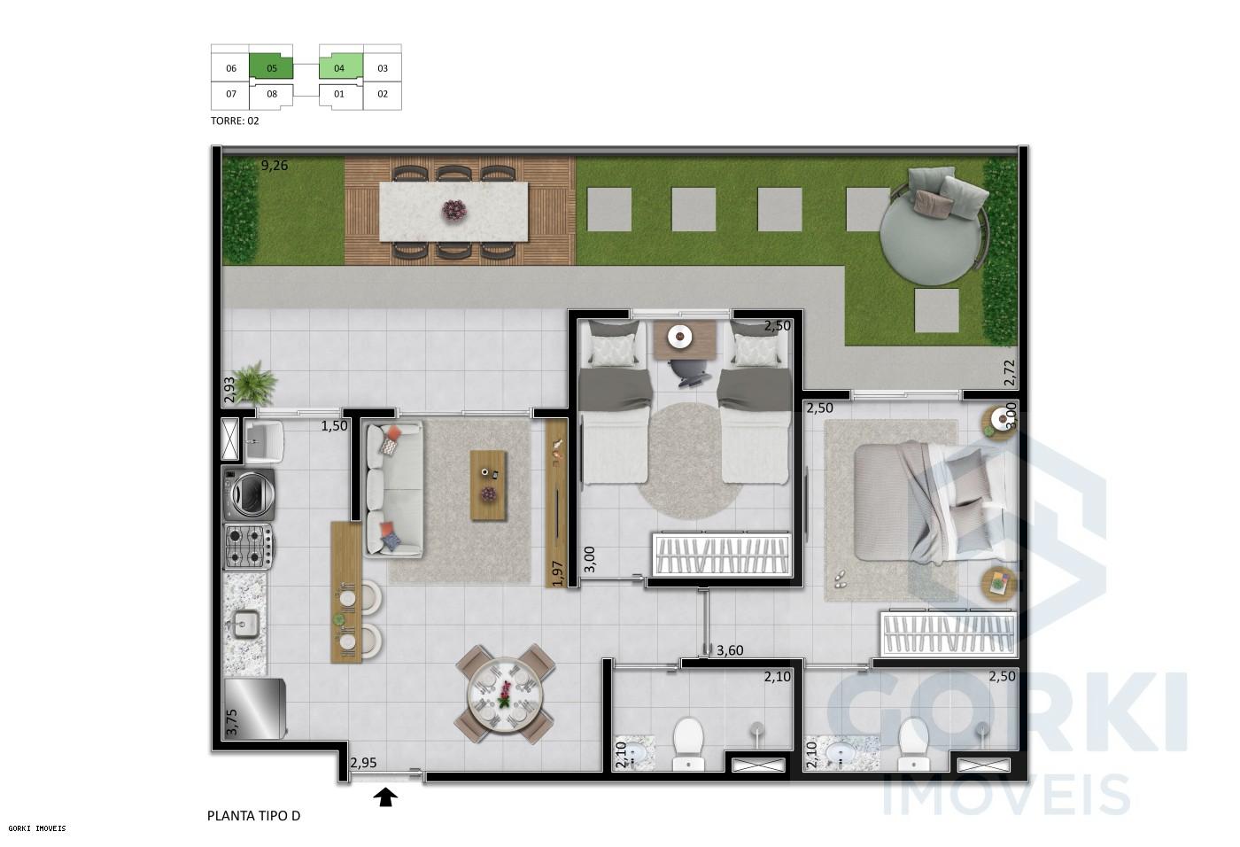 Apartamento, 2 quartos, 48 m² - Foto 29