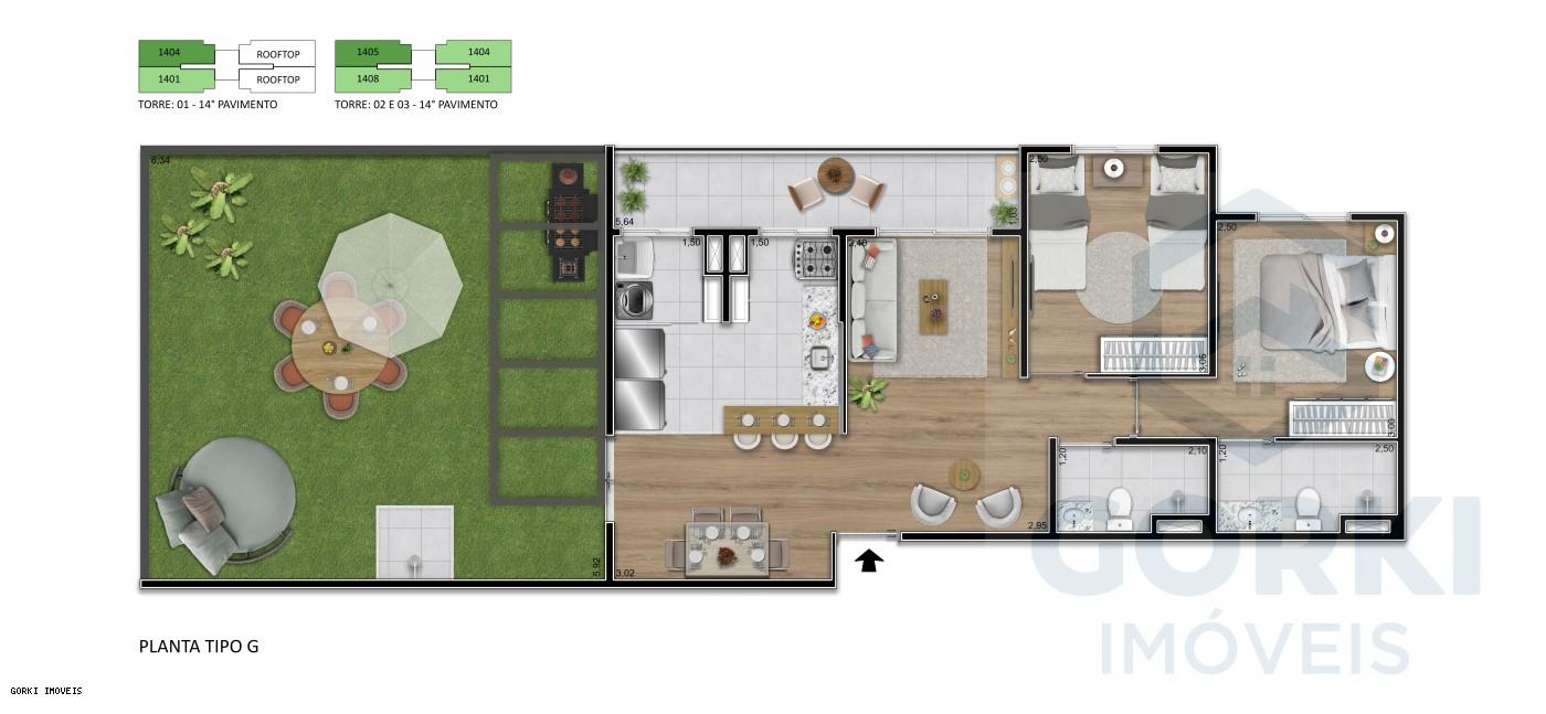 Apartamento, 2 quartos, 48 m² - Foto 32