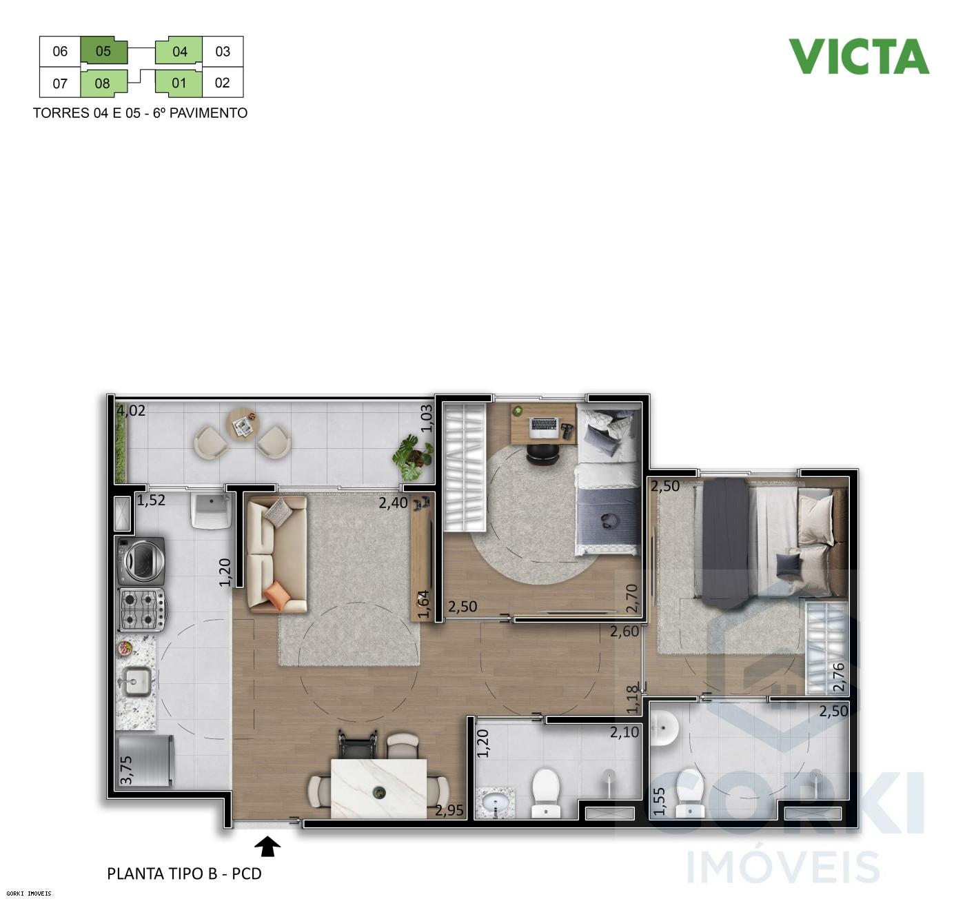 Apartamento, 2 quartos, 48 m² - Foto 32