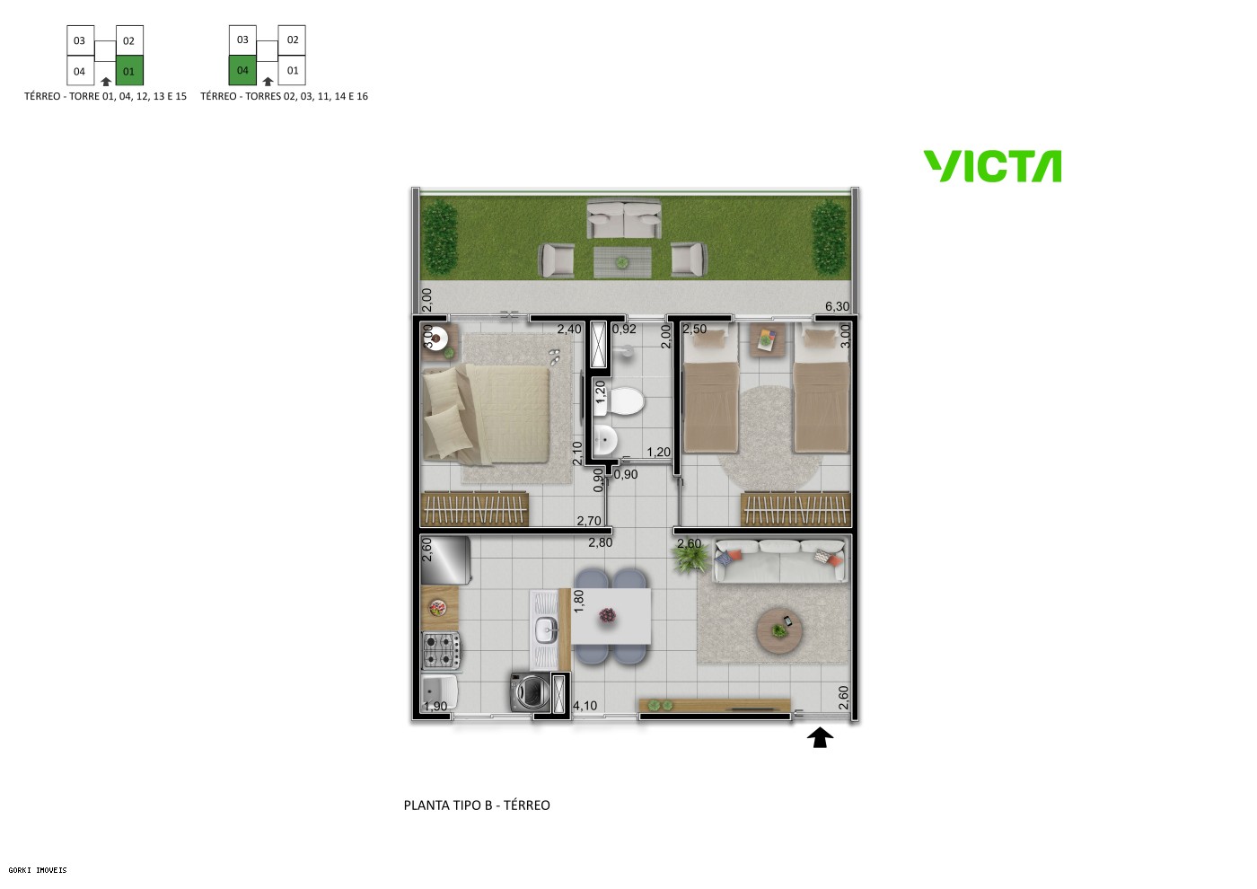 Apartamento, 2 quartos, 38 m² - Foto 23