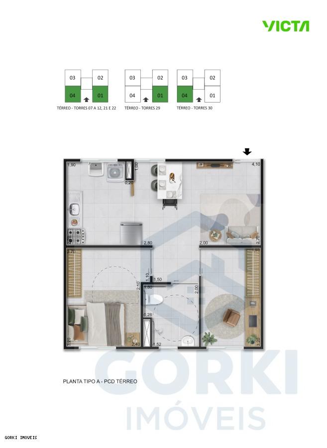 Apartamento, 2 quartos, 40 m² - Foto 16