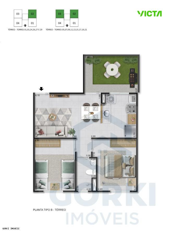 Apartamento, 2 quartos, 40 m² - Foto 19