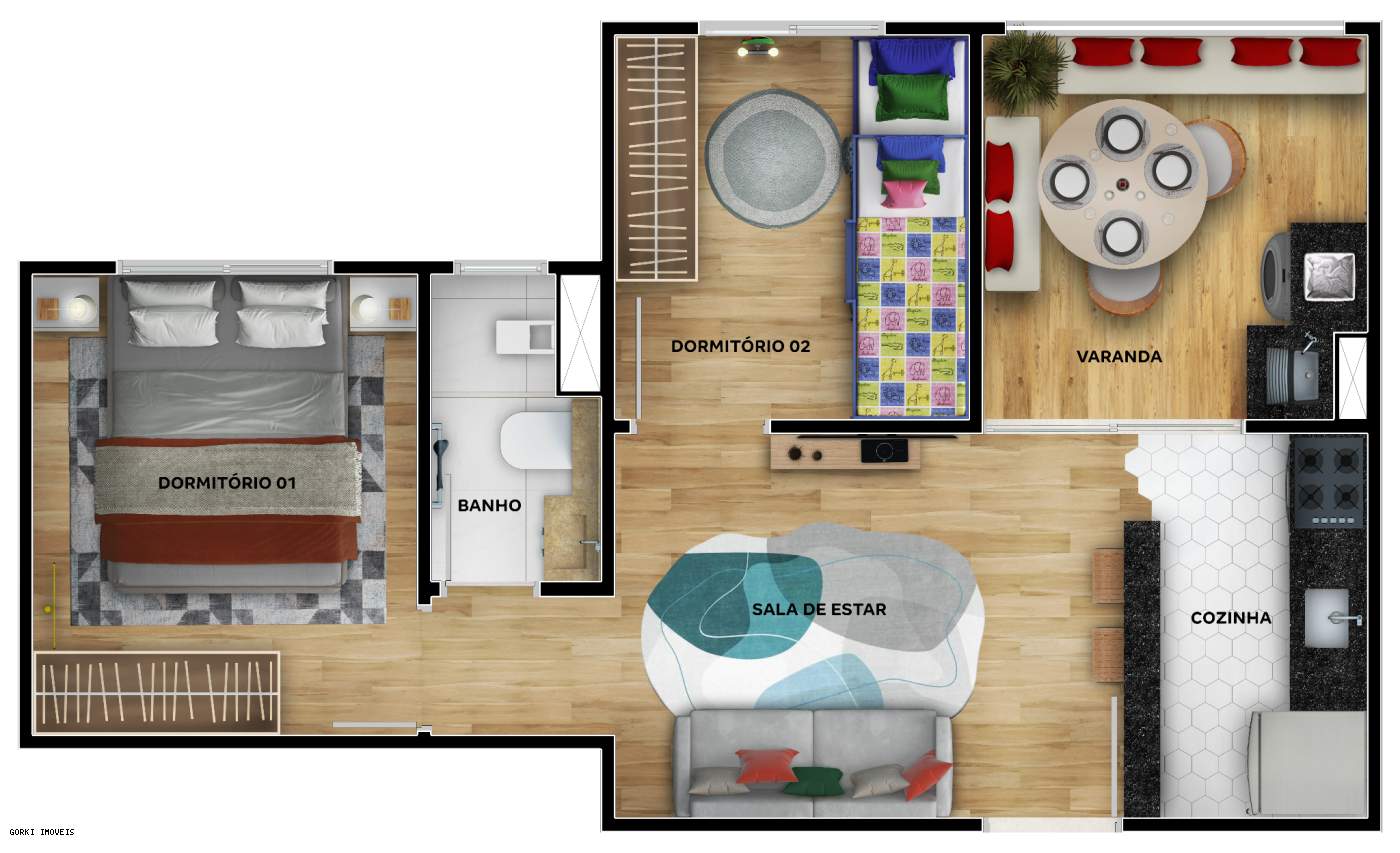 Apartamento, 2 quartos, 38 m² - Foto 15