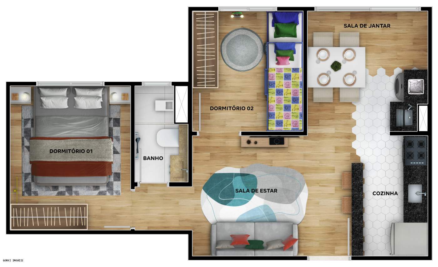 Apartamento, 2 quartos, 38 m² - Foto 16