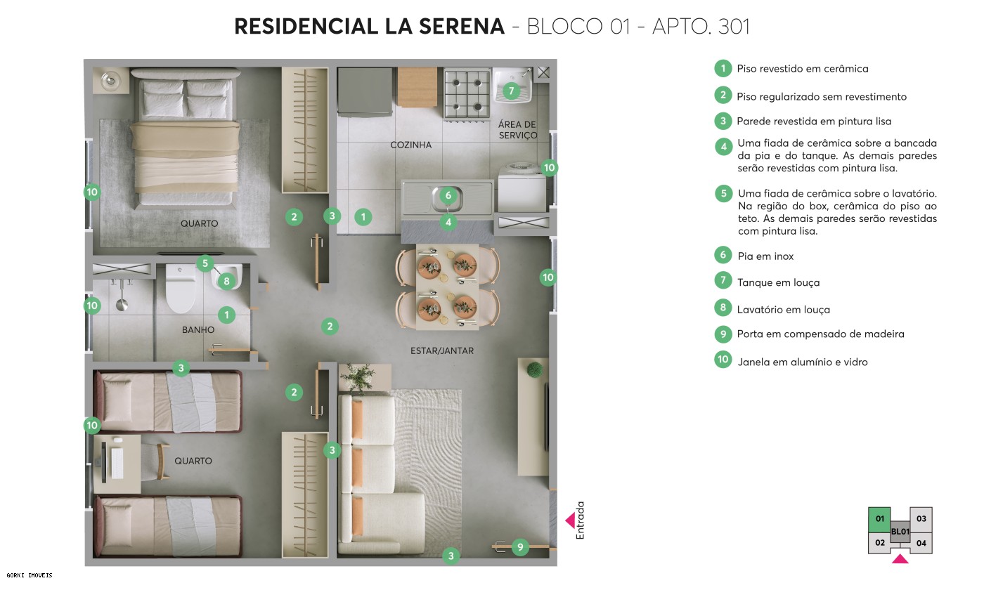 Apartamento, 2 quartos, 38 m² - Foto 15