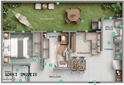 Apartamento, 2 quartos, 38 m² - Foto 17