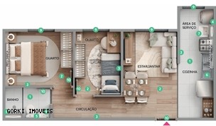 Apartamento, 2 quartos, 38 m² - Foto 19