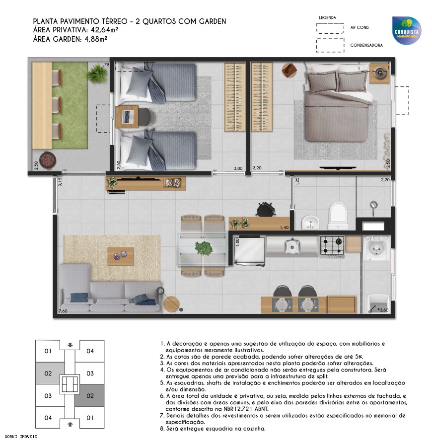 Apartamento, 2 quartos, 42 m² - Foto 14