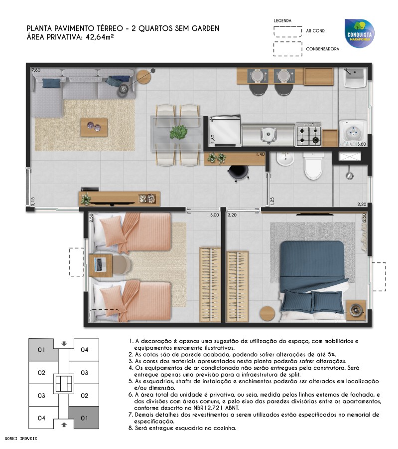 Apartamento, 2 quartos, 42 m² - Foto 15