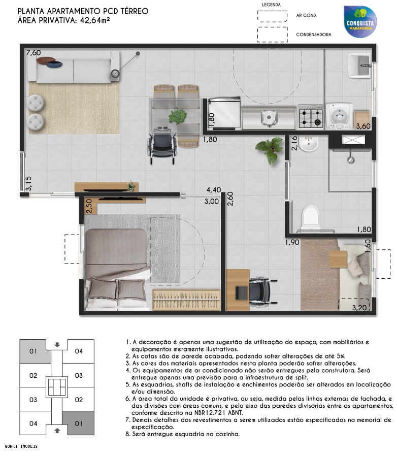 Apartamento, 2 quartos, 42 m² - Foto 17