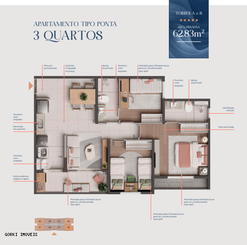 Apartamento, 2 quartos, 50 m² - Foto 40