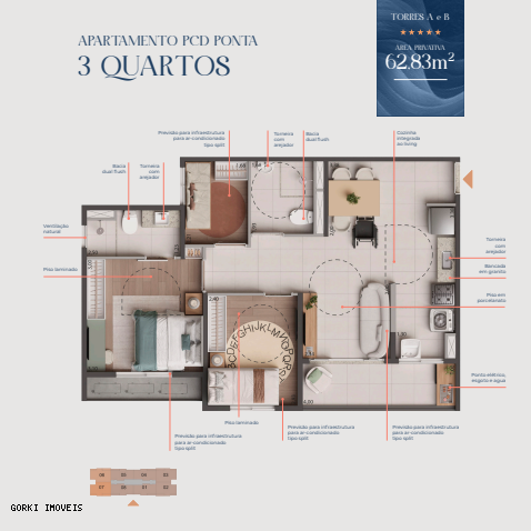 Apartamento, 2 quartos, 50 m² - Foto 44