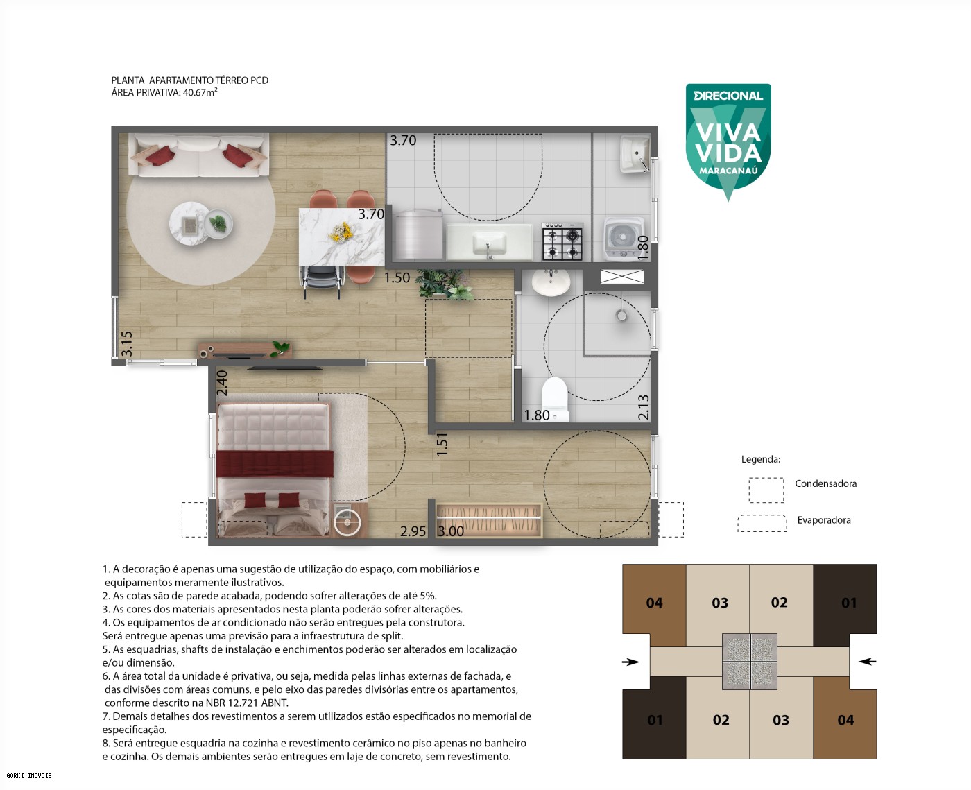 Apartamento, 2 quartos, 40 m² - Foto 21