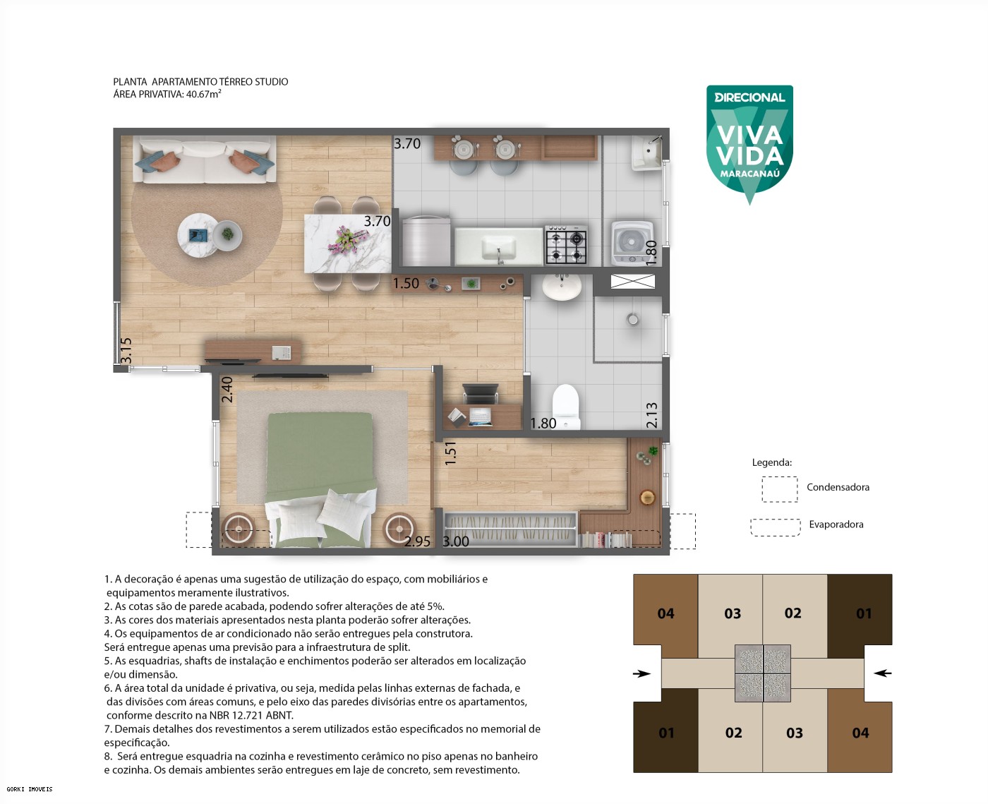 Apartamento, 2 quartos, 40 m² - Foto 22