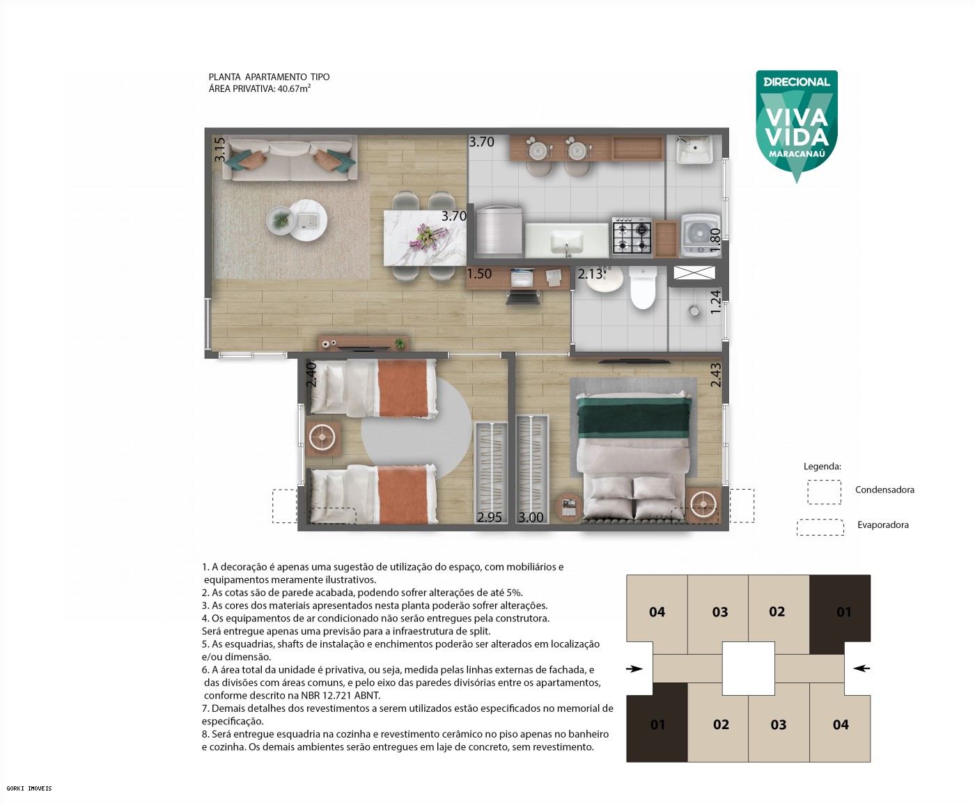 Apartamento, 2 quartos, 40 m² - Foto 23